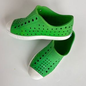 Native Kids Shoes - Grasshopper Green - Size 13